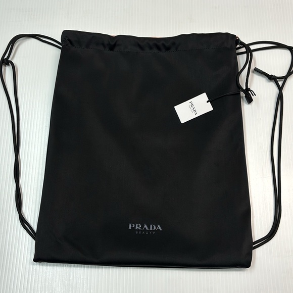 PRADA PARADOXE PINK/BLACK REVERSIBLE DRAWSTRINGS BACKPACK - Picture 5 of 12
